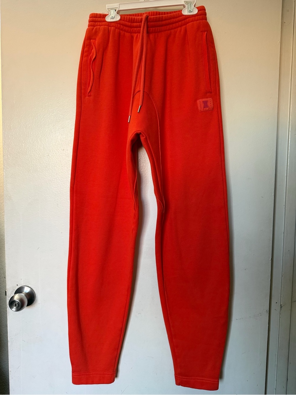 Savage X Fenty Orange Fleece Sweatpants Joggers XS - Picture 3 of 14